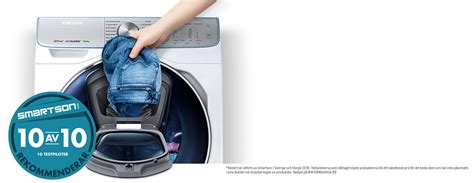 Hur ställer jag in automatiskt torkläge efter tvätt? Samsung Sverige